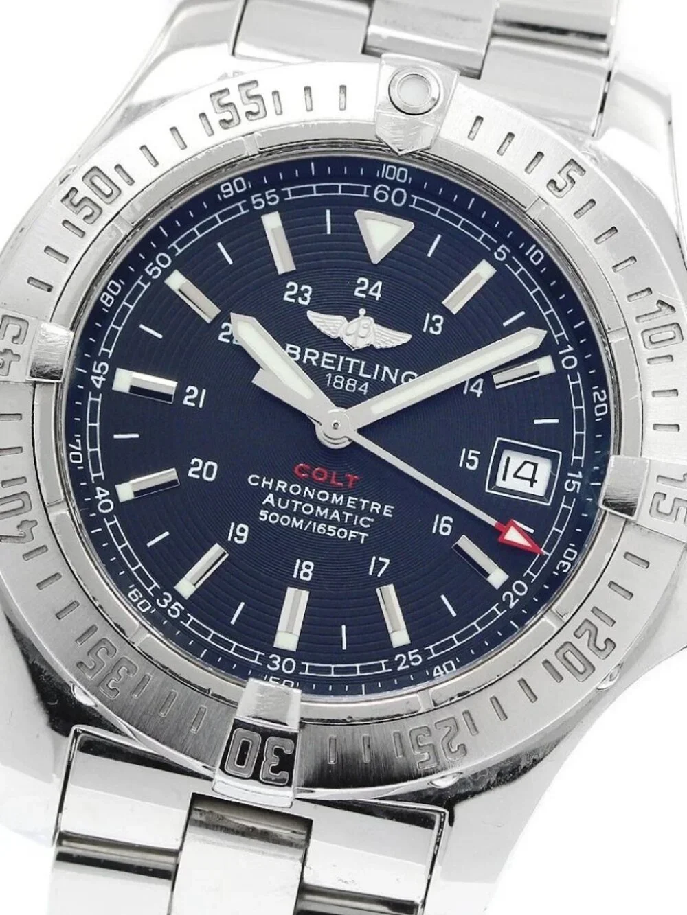 BREITLING Colt A17380 Date Black Dial Automatic Men's Watch_965213